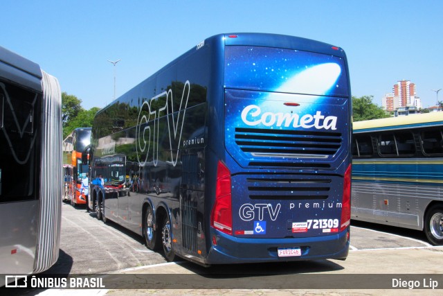 Viação Cometa 721309 na cidade de São Paulo, São Paulo, Brasil, por Diego Lip. Número da foto: #9637837.