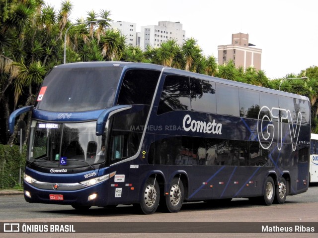 Viação Cometa 18305 na cidade de Curitiba, Paraná, Brasil, por Matheus Ribas. Número da foto: #9638053.