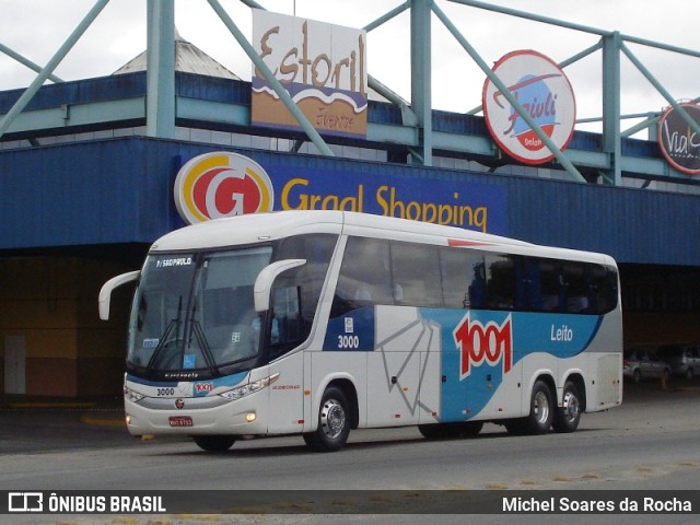 Auto Viação 1001 3000 na cidade de Resende, Rio de Janeiro, Brasil, por Michel Soares da Rocha. ID da foto: 9637509.