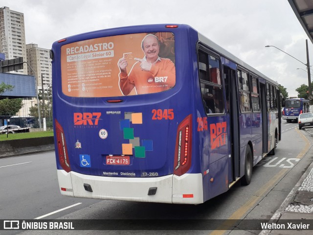 BR7 Mobilidade 2945 na cidade de São Bernardo do Campo, São Paulo, Brasil, por Welton Xavier. Número da foto: #9635440.