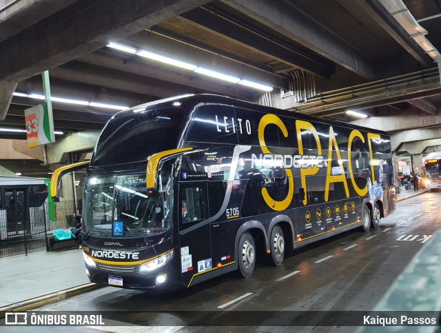 Expresso Nordeste 5705 na cidade de São Paulo, São Paulo, Brasil, por Kaique Passos. Número da foto: #9635527.