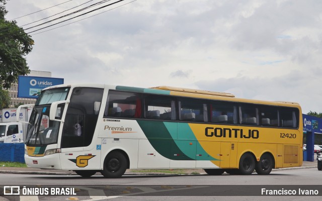 Empresa Gontijo de Transportes 12420 na cidade de São Paulo, São Paulo, Brasil, por Francisco Ivano. ID da foto: 9636730.