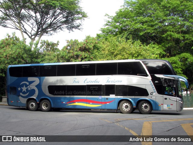 Três Estrelas Turismo 9110 na cidade de São Paulo, São Paulo, Brasil, por André Luiz Gomes de Souza. Número da foto: #9637493.