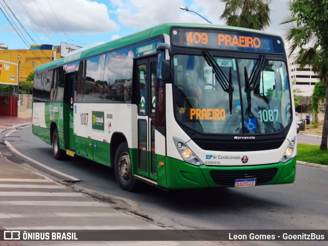 Viação Paraense Cuiabá Transportes 1087 na cidade de Cuiabá, Mato Grosso, Brasil, por Leon Gomes. ID da foto: 9635488.