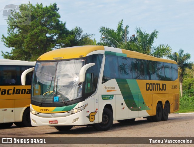 Empresa Gontijo de Transportes 21345 na cidade de Teixeira de Freitas, Bahia, Brasil, por Tadeu Vasconcelos. ID da foto: 9641141.