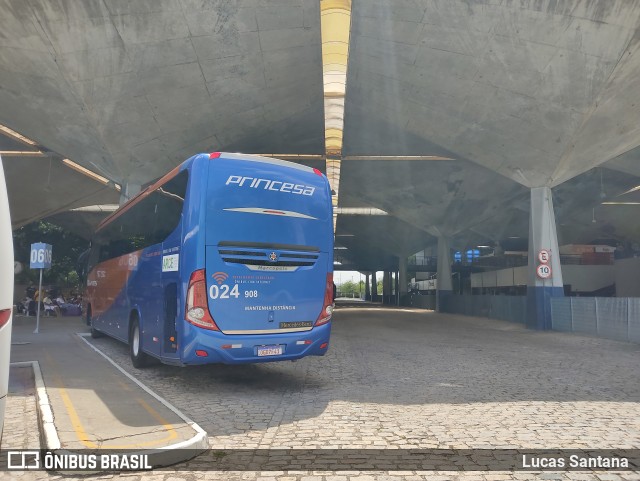 Viação Princesa dos Inhamuns 0241908 na cidade de Fortaleza, Ceará, Brasil, por Lucas Santana . ID da foto: 9638819.