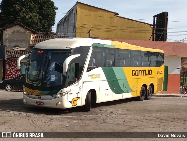 Empresa Gontijo de Transportes 19055 na cidade de Mucuri, Bahia, Brasil, por David Novais. Número da foto: #9638339.