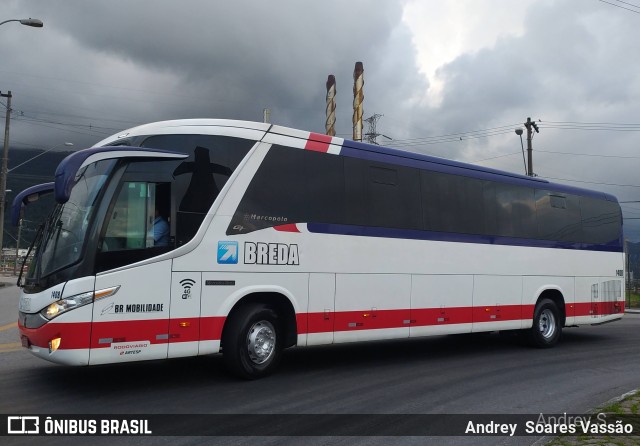 Breda Transportes e Serviços 1408 na cidade de Cubatão, São Paulo, Brasil, por Andrey  Soares Vassão. Número da foto: #9638489.