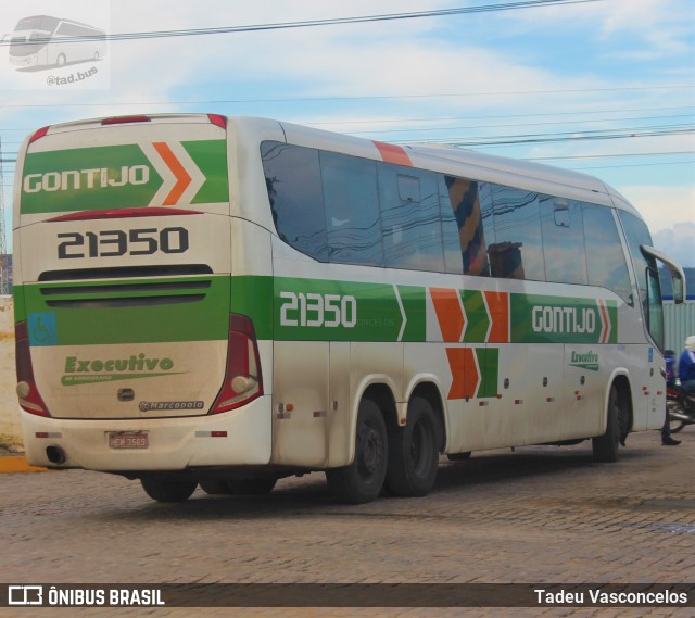Empresa Gontijo de Transportes 21350 na cidade de Vitória da Conquista, Bahia, Brasil, por Tadeu Vasconcelos. Número da foto: #9641146.