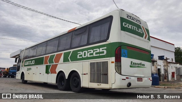 Empresa Gontijo de Transportes 20225 na cidade de Currais Novos, Rio Grande do Norte, Brasil, por Heitor B.  S.  Bezerra. Número da foto: #9642196.
