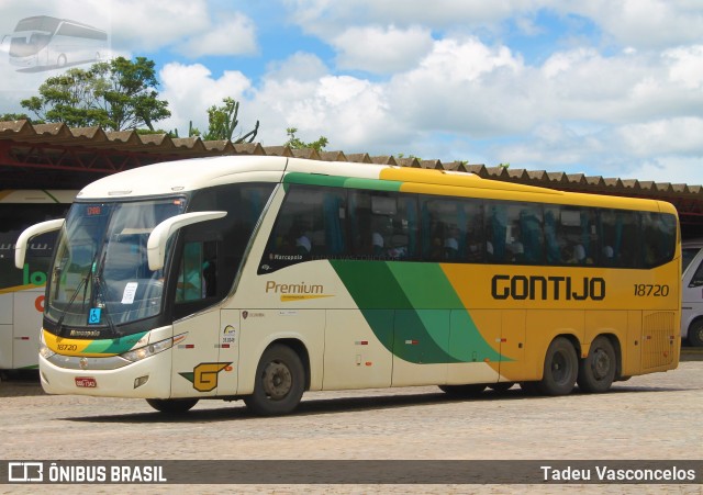 Empresa Gontijo de Transportes 18720 na cidade de Vitória da Conquista, Bahia, Brasil, por Tadeu Vasconcelos. Número da foto: #9638328.