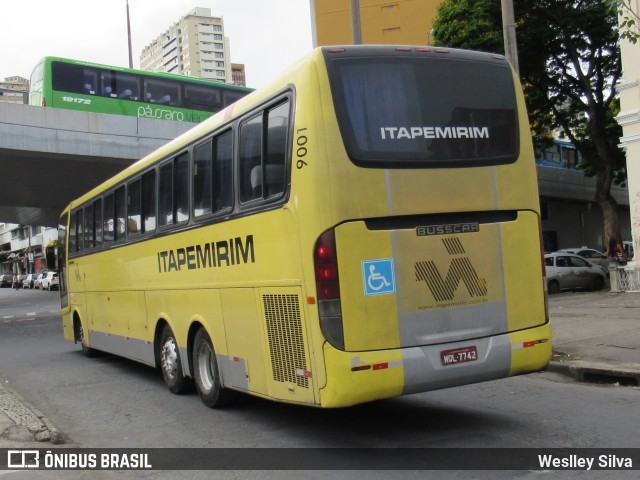 Viação Itapemirim 9001 na cidade de Belo Horizonte, Minas Gerais, Brasil, por Weslley Silva. ID da foto: 9640374.