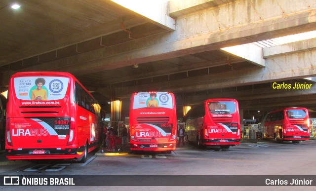 Lirabus 14087 na cidade de Campinas, São Paulo, Brasil, por Carlos Júnior. Número da foto: #9641416.