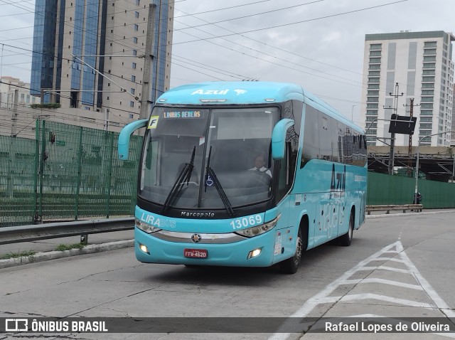 Lirabus 13069 na cidade de São Paulo, São Paulo, Brasil, por Rafael Lopes de Oliveira. ID da foto: 9639074.