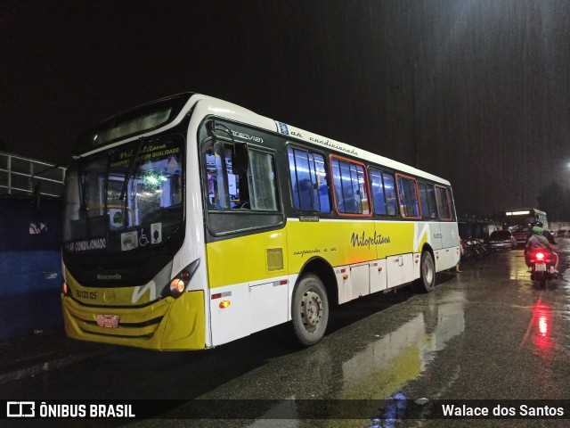 Viação Nilopolitana RJ 123.125 na cidade de Nova Iguaçu, Rio de Janeiro, Brasil, por Walace dos Santos. ID da foto: 9640332.