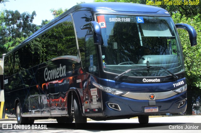 Viação Cometa 719605 na cidade de São Paulo, São Paulo, Brasil, por Carlos Júnior. ID da foto: 9639897.