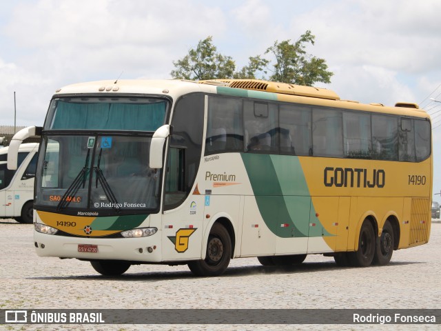 Empresa Gontijo de Transportes 14190 na cidade de Messias, Alagoas, Brasil, por Rodrigo Fonseca. ID da foto: 9639706.