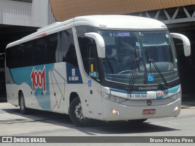 Auto Viação 1001 RJ 108.260 na cidade de Rio de Janeiro, Rio de Janeiro, Brasil, por Bruno Pereira Pires. Número da foto: #9639313.
