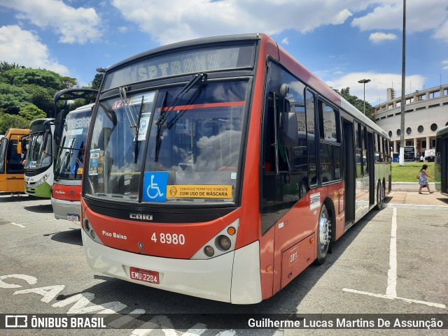 Express Transportes Urbanos Ltda 4 8980 na cidade de São Paulo, São Paulo, Brasil, por Guilherme Lucas Martins De Assunção. Número da foto: #9639513.