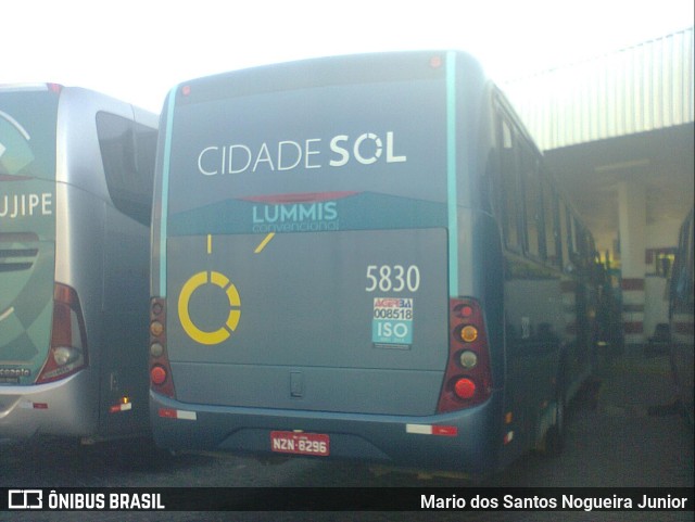 Viação Cidade Sol 5830 na cidade de Jequié, Bahia, Brasil, por Mario dos Santos Nogueira Junior. Número da foto: #9638703.