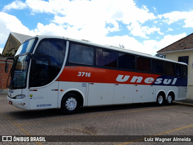 Unesul de Transportes 3716 na cidade de Porto Alegre, Rio Grande do Sul, Brasil, por Luiz Wagner Almeida. Número da foto: #9638809.