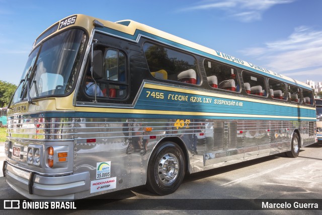 Viação Cometa 7455 na cidade de São Paulo, São Paulo, Brasil, por Marcelo Guerra. Número da foto: #9640512.