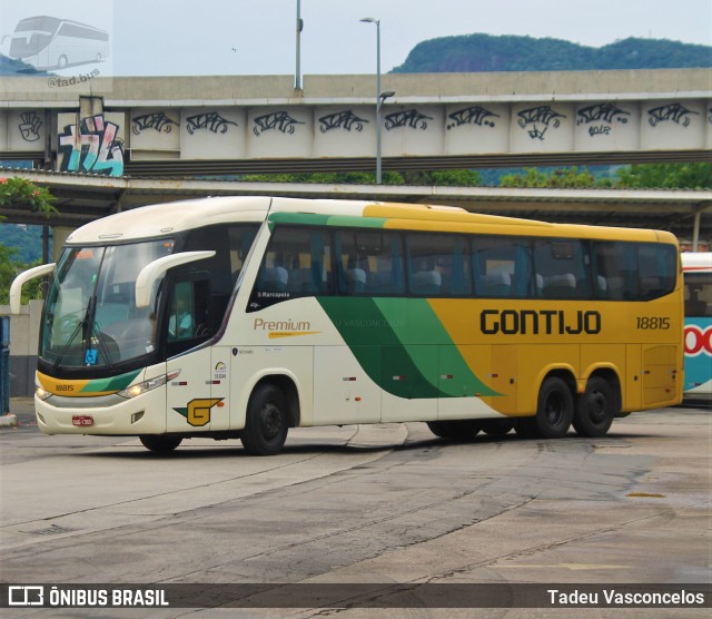 Empresa Gontijo de Transportes 18815 na cidade de Rio de Janeiro, Rio de Janeiro, Brasil, por Tadeu Vasconcelos. Número da foto: #9638338.