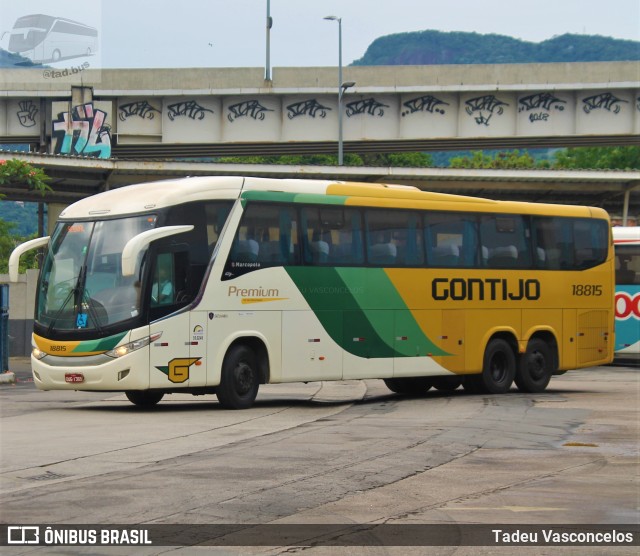 Empresa Gontijo de Transportes 18815 na cidade de Rio de Janeiro, Rio de Janeiro, Brasil, por Tadeu Vasconcelos. ID da foto: 9638338.