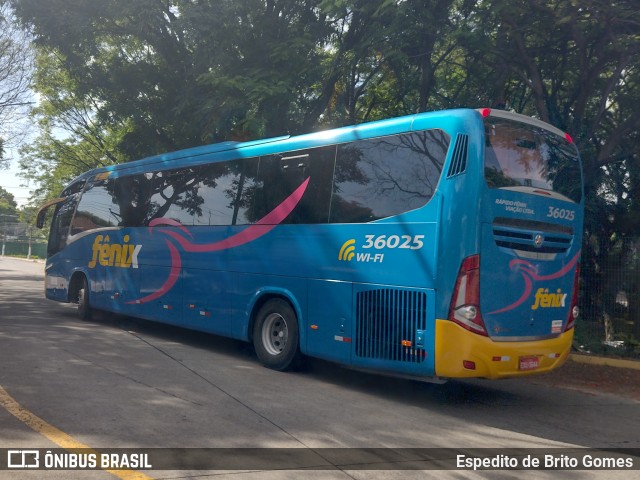 Rápido Expresso Fênix Viação 36025 na cidade de São Paulo, São Paulo, Brasil, por Espedito de Brito Gomes. ID da foto: 9640852.