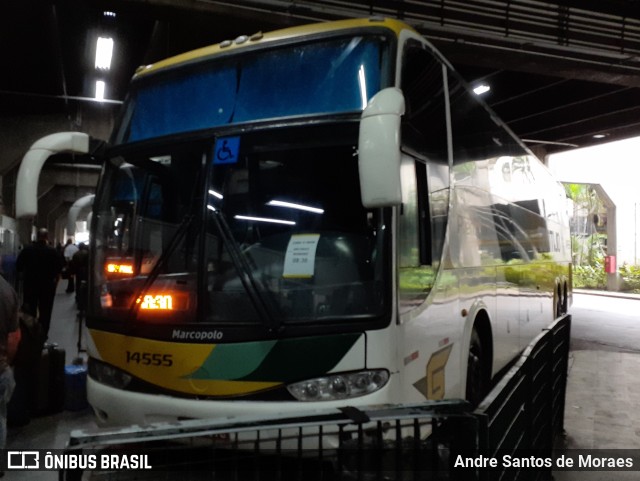 Empresa Gontijo de Transportes 14555 na cidade de São Paulo, São Paulo, Brasil, por Andre Santos de Moraes. ID da foto: 10436029.