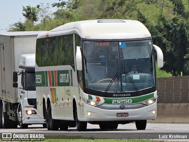 Empresa Gontijo de Transportes 21250 na cidade de Aparecida, São Paulo, Brasil, por Luiz Krolman. ID da foto: 10436408.