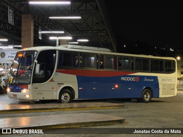 Viação Riodoce 80705 na cidade de Coronel Fabriciano, Minas Gerais, Brasil, por Jonatas Costa da Mata. Número da foto: #10434996.