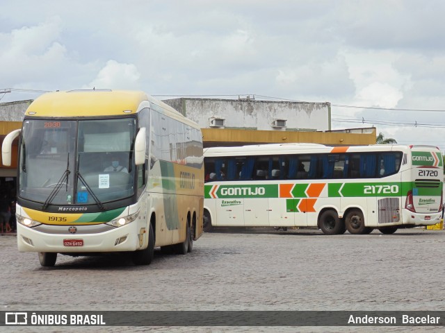 Empresa Gontijo de Transportes 19135 na cidade de Feira de Santana, Bahia, Brasil, por Anderson  Bacelar. ID da foto: 10436094.