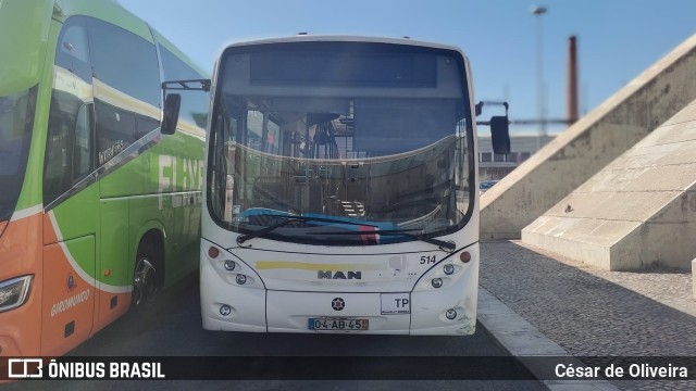 TST - Transportes Sul do Tejo 514 na cidade de Lisbon, Lisbon, Portugal, por César de Oliveira. Número da foto: #10435152.