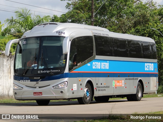 Viação Cetro 1994 na cidade de Recife, Pernambuco, Brasil, por Rodrigo Fonseca. Número da foto: #10435282.
