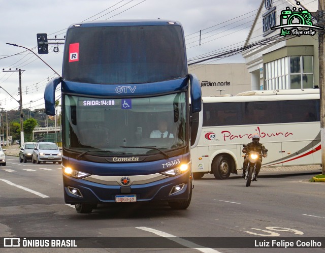 Viação Cometa 719303 na cidade de Juiz de Fora, Minas Gerais, Brasil, por Luiz Felipe Coelho. Número da foto: #10435068.