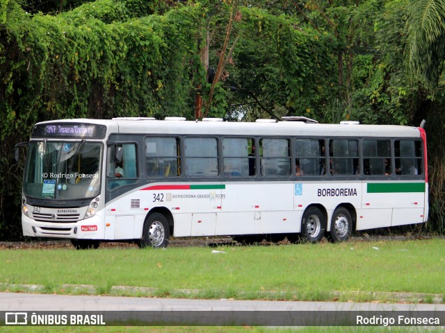 Borborema Imperial Transportes 342 na cidade de Recife, Pernambuco, Brasil, por Rodrigo Fonseca. ID da foto: 10435251.