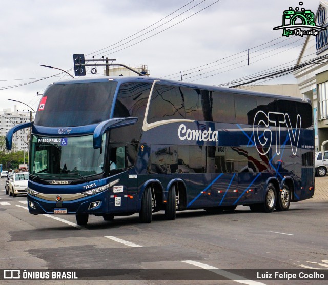 Viação Cometa 719303 na cidade de Juiz de Fora, Minas Gerais, Brasil, por Luiz Felipe Coelho. ID da foto: 10435061.