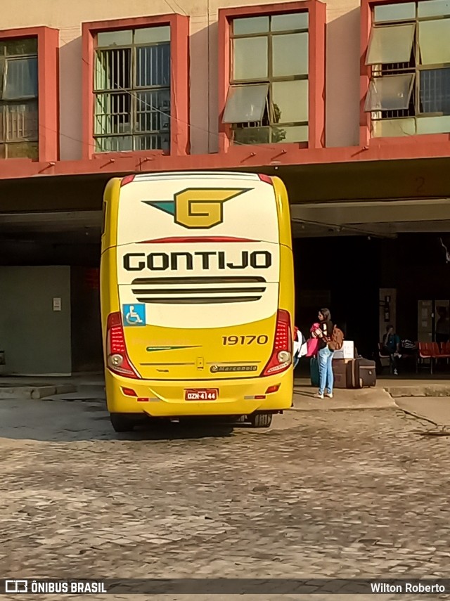 Empresa Gontijo de Transportes 19170 na cidade de Governador Valadares, Minas Gerais, Brasil, por Wilton Roberto. ID da foto: 10435793.