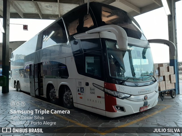 Auto Viação Catarinense 319324 na cidade de Porto Alegre, Rio Grande do Sul, Brasil, por JULIO SILVA. ID da foto: 10436252.