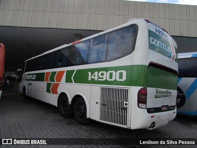 Empresa Gontijo de Transportes 14900 na cidade de Caruaru, Pernambuco, Brasil, por Lenilson da Silva Pessoa. ID da foto: 10434527.