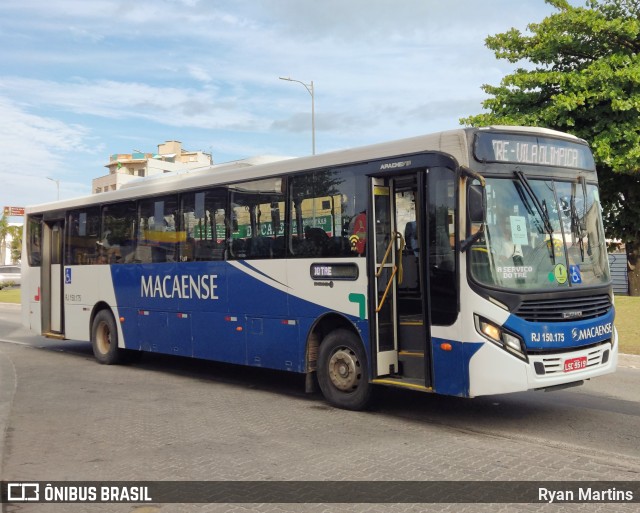 Rápido Macaense RJ 150.175 na cidade de Rio das Ostras, Rio de Janeiro, Brasil, por Ryan Martins. Número da foto: #10436635.
