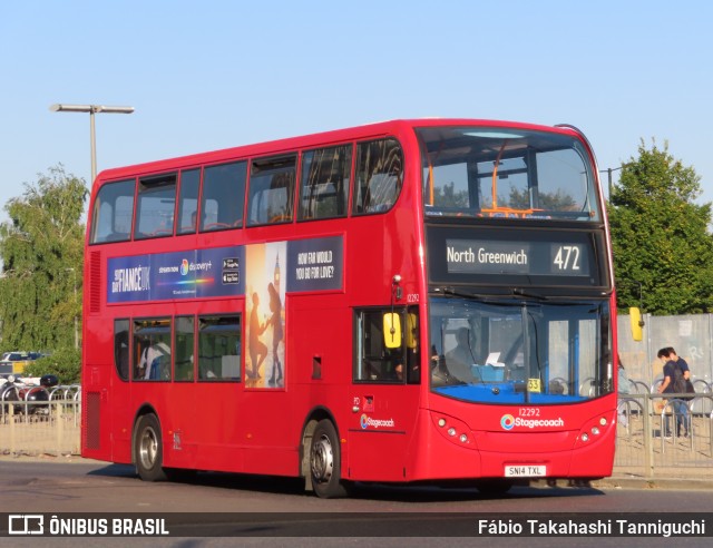 Stagecoach 12292 na cidade de London, Greater London, Inglaterra, por Fábio Takahashi Tanniguchi. Número da foto: #10435861.