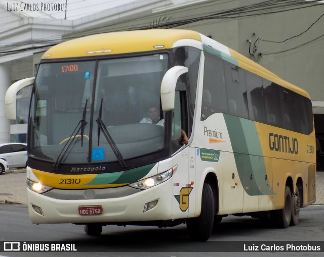 Empresa Gontijo de Transportes 21310 na cidade de Juiz de Fora, Minas Gerais, Brasil, por Luiz Carlos Photobus. ID da foto: 10463722.