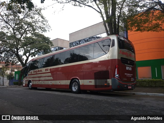 Santa Maria Fretamento e Turismo > Transportes Santa Maria(SP) 850 na cidade de São Paulo, São Paulo, Brasil, por Agnaldo Penides. Número da foto: #10466232.