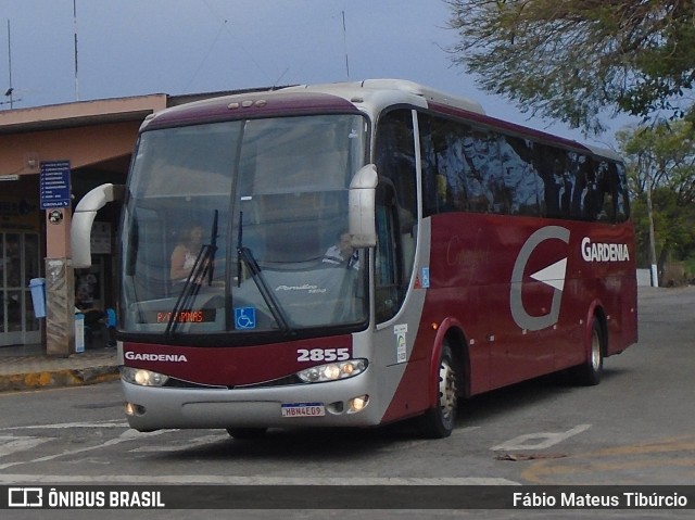 Expresso Gardenia 2855 na cidade de Três Corações, Minas Gerais, Brasil, por Fábio Mateus Tibúrcio. Número da foto: #10466308.