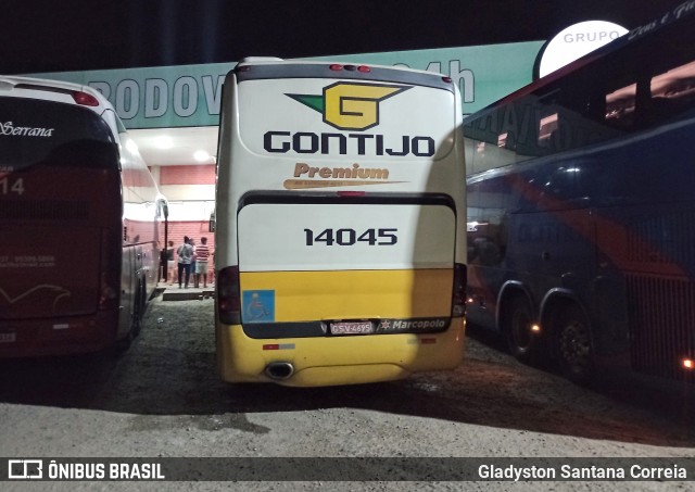 Empresa Gontijo de Transportes 14045 na cidade de Propriá, Sergipe, Brasil, por Gladyston Santana Correia. Número da foto: #10466200.