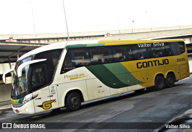 Empresa Gontijo de Transportes 19015 na cidade de Rio de Janeiro, Rio de Janeiro, Brasil, por Valter Silva. ID da foto: 10463498.