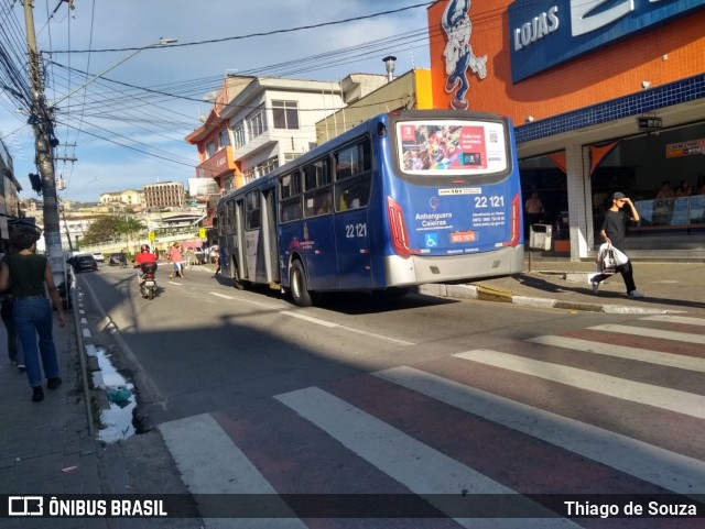 Viação Cidade de Caieiras 22.121 na cidade de Franco da Rocha, São Paulo, Brasil, por Thiago de Souza. Número da foto: #10465842.