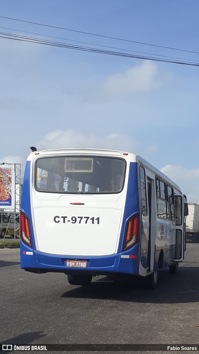 ViaBus Transportes CT-97711 na cidade de Belém, Pará, Brasil, por Fabio Soares. ID da foto: 10463603.